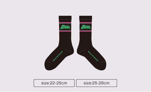 NEBULA SOCKS/BLACK