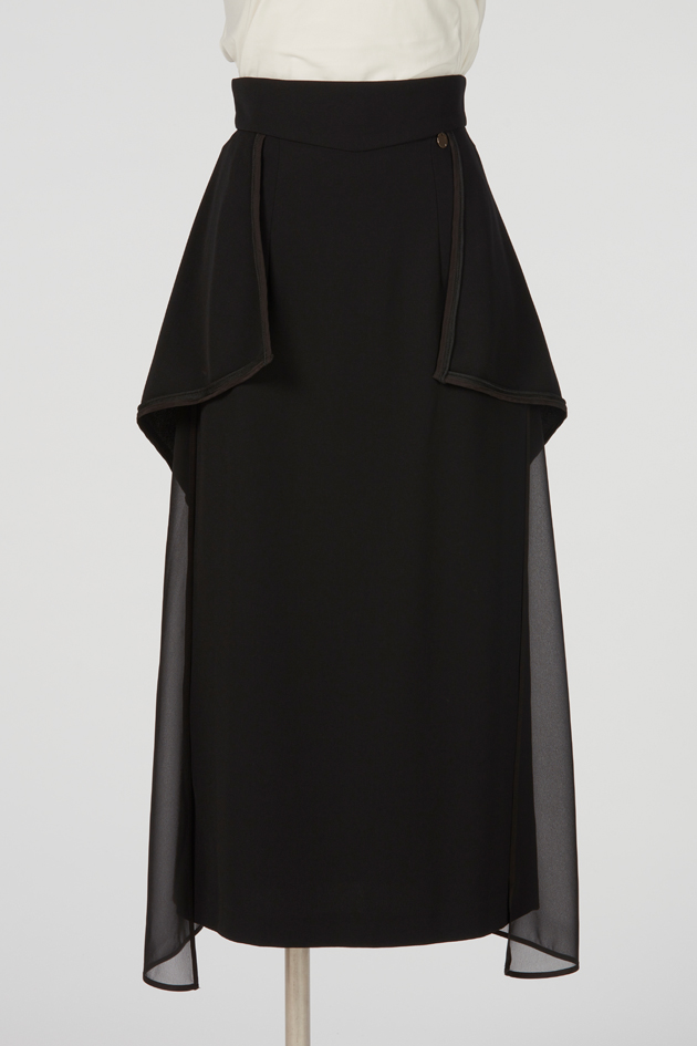 2Way Long Skirt Black / Inspired by Cling Cling