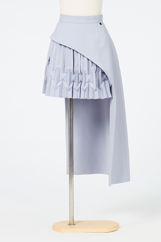 Asymmetry Pleats Skirt / Inspired by Future Pop