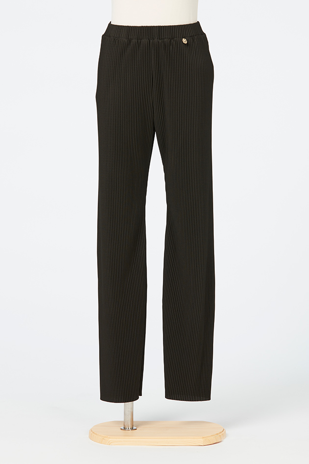 Pleats Pants (Lady's Straight) / Khaki