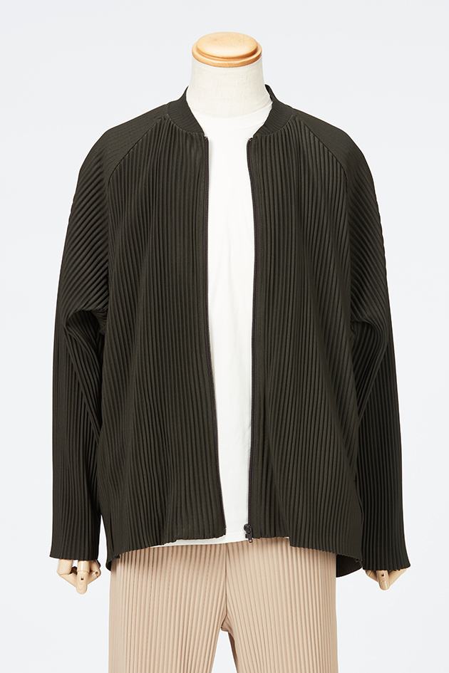 Pleats Blouson / Khaki