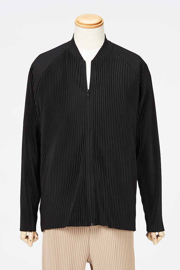 Pleats Blouson / Black