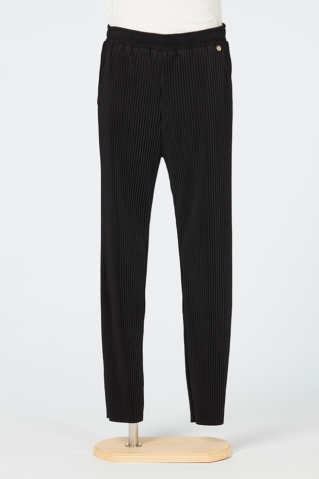 Pleats Pants (Men's) / Black