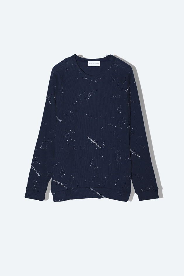 Thermal Print Tops Navy (Men's) / Inspired by Moon