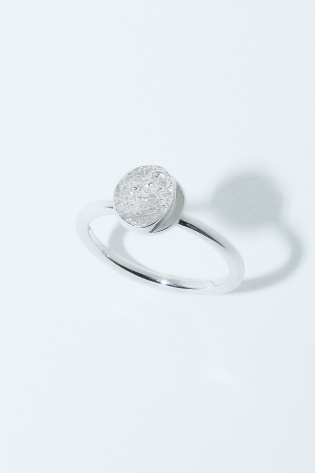 Moon Shape by 2005 09 21 Pinky Ring Silver