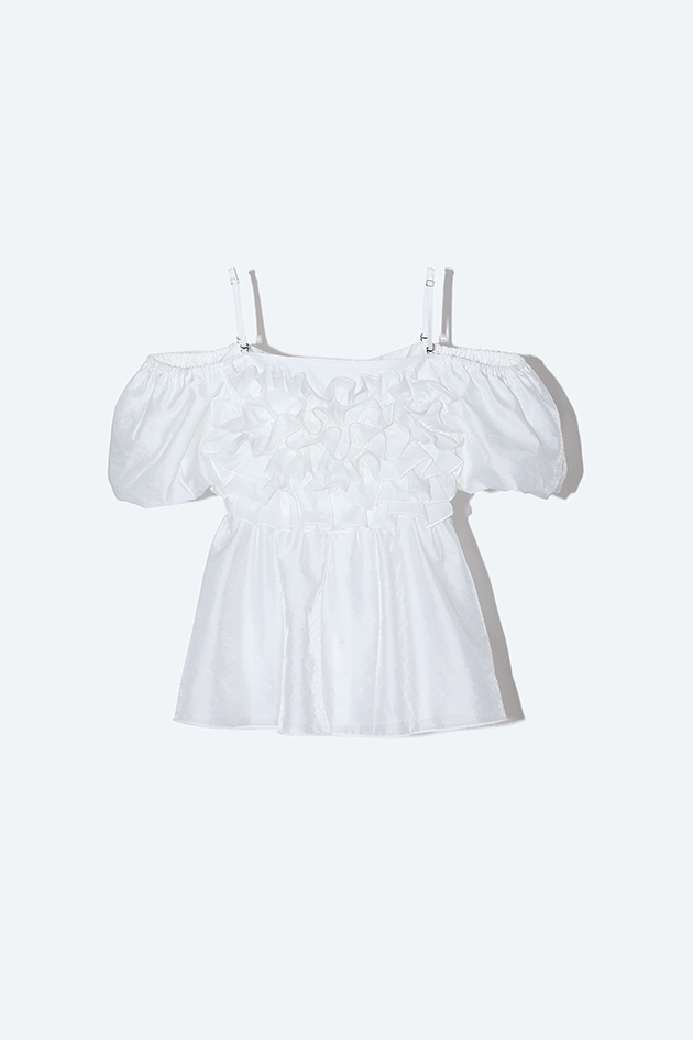 2way Blouse White / Inspired by GISHIKI
