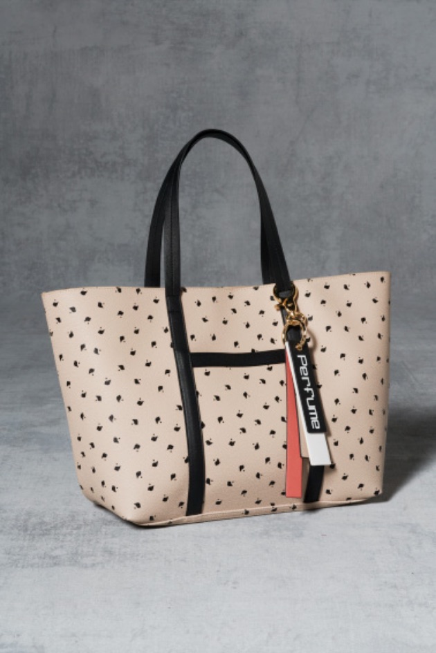 P-DOT TOTE BAG / BEIGE