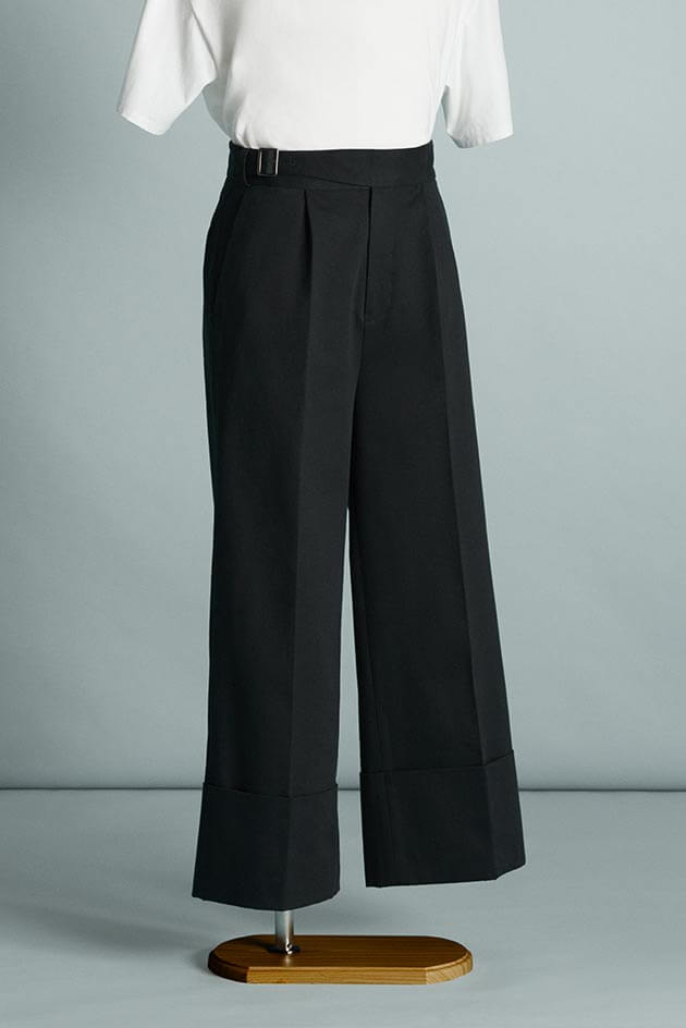 BELTED WIDE PANT