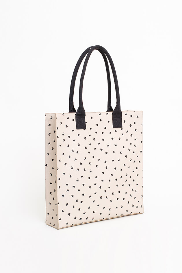 P-DOT TOTE BAG ll / BEIGE