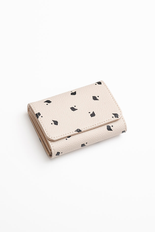 P-DOT CARD HOLDER / BEIGE