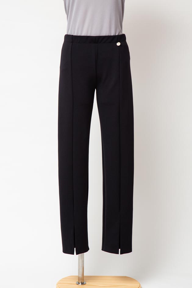 Smooth Stretch Pants (Women - Slim type) / Black