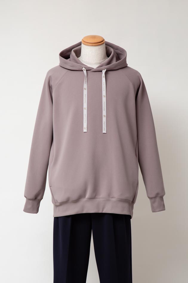 Smooth Stretch Hoodie / Beige