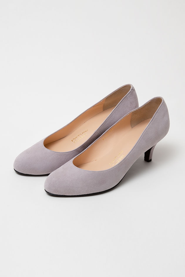 Perfume DANCE HEEL (6cm) / LIGHT GREY SUEDE