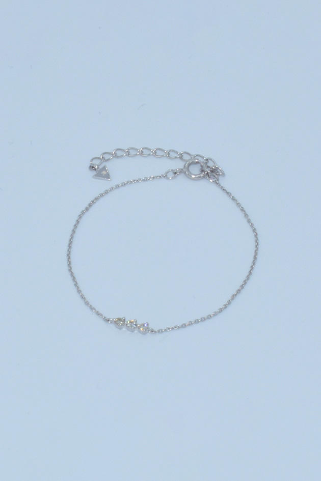 Three Dots Diamond Bracelet(Silver)