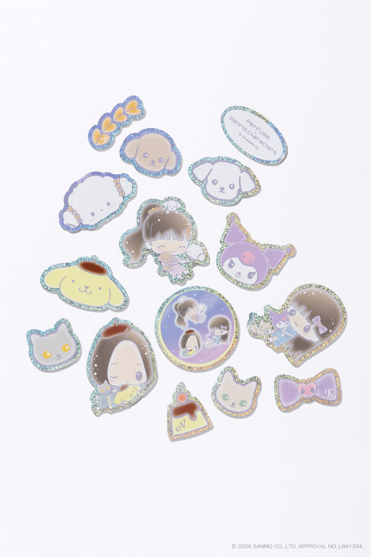 Glitter Sticker Set