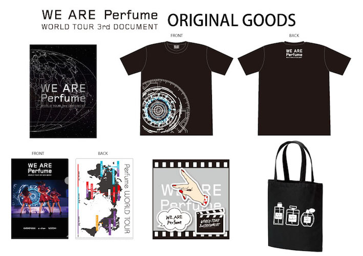 WE ARE Perfume -WORLD TOUR 3rd DOCUMENT」 劇場限定オリジナルグッズ 